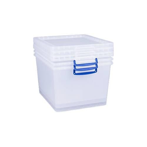 5060456651428 - Really Useful Boxes Aufbewahrungsboxen transparent mit Deckel 335L 3 Stück 5060456651428 - Really Useful Boxes Aufbewahrungsboxen transparent mit Deckel 335L 3 Stück