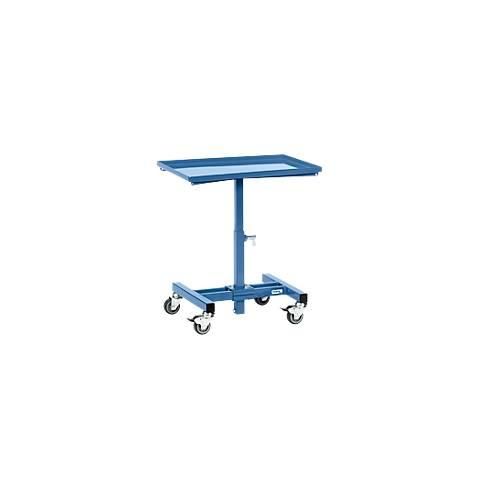 4017976032603 - Materialständer mit Rollen manuell höhenverstellbar Stahl L 605 x B 405 x H 524-774 mm 4017976032603 - Materialständer mit Rollen manuell höhenverstellbar Stahl L 605 x B 405 x H 524-774 mm
