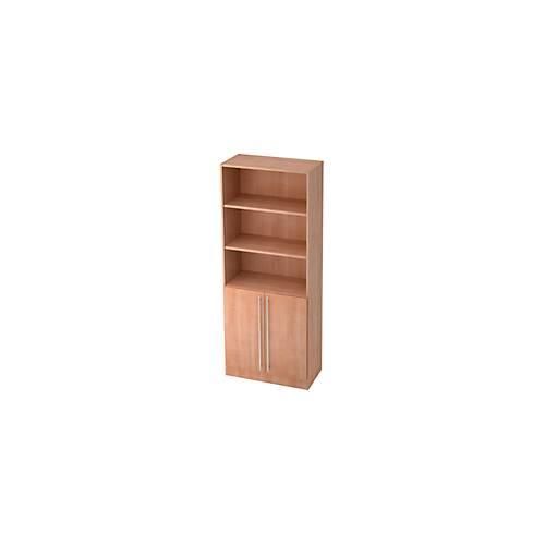 4032062024119 - Hammerbacher Matrix Melaminharzbeschichtete Spanplatte Aktenschrank 4 Fachböden 800 x 420 x 2004 mm Walnuss