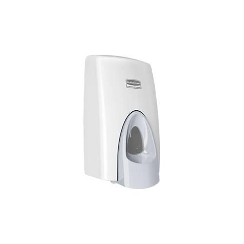 0763905500173 - Schaumseifenspender Rubbermaid Volumen 800 ml manuell antimikrobielle Drucktaste Sichtfenster lebenslange Garantie Kunststoff weiß grau 0763905500173 - Schaumseifenspender Rubbermaid Volumen 800 ml manuell antimikrobielle Drucktaste Sichtfenster lebenslange Garantie Kunststoff weiß grau