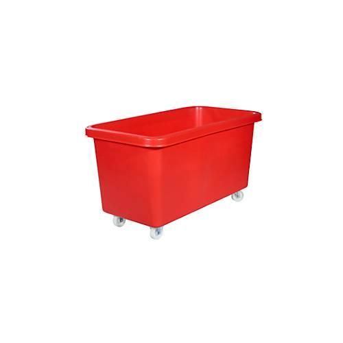 4250677901001 - Rechteckbehälter aus Polyethylen fahrbar Inhalt 450 l rot ab 5 Stk 4250677901001 - Rechteckbehälter aus Polyethylen fahrbar Inhalt 450 l rot ab 5 Stk