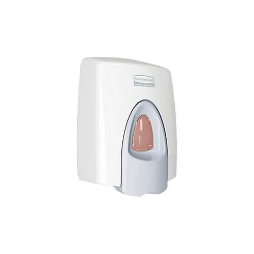0763905023108 - Schaumseifenspender Rubbermaid Volumen 400 ml manuell antimikrobielle Drucktaste Sichtfenster lebenslange Garantie Kunststoff weiß grau 0763905023108 - Schaumseifenspender Rubbermaid Volumen 400 ml manuell antimikrobielle Drucktaste Sichtfenster lebenslange Garantie Kunststoff weiß grau
