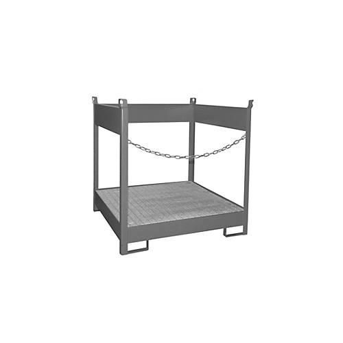 4052462041356 - Fass-Stapelpalette FSP-4 seitlich offen für 4 x 200 l Fass grau 4052462041356 - Fass-Stapelpalette FSP-4 seitlich offen für 4 x 200 l Fass grau