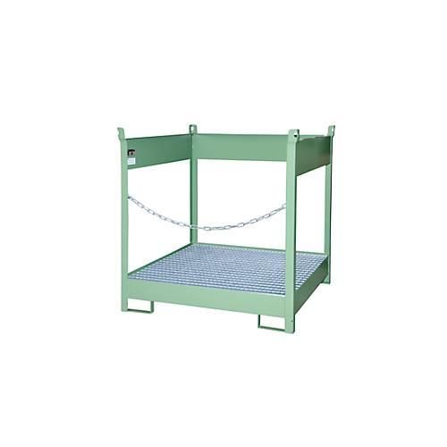 4052462016156 - Fass-Stapelpalette FSP-4 seitlich offen für 4 x 200 l Fass grün 4052462016156 - Fass-Stapelpalette FSP-4 seitlich offen für 4 x 200 l Fass grün
