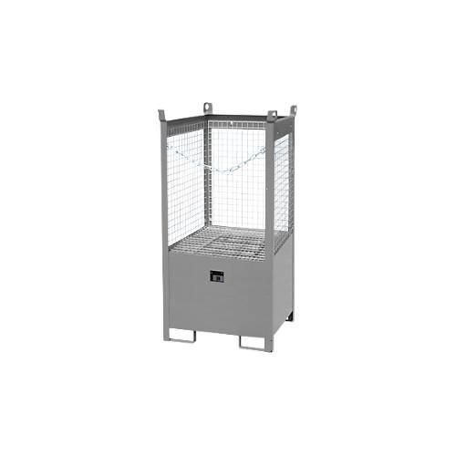 4052462041394 - Fass-Stapelpalette FSP-1 D Drahtgitter-Wände Kapazität 1 x 200 l Fass grau 4052462041394 - Fass-Stapelpalette FSP-1 D Drahtgitter-Wände Kapazität 1 x 200 l Fass grau