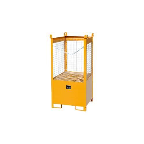 4052462016194 - Fass-Stapelpalette FSP-1 D Drahtgitter-Wände Kapazität 1 x 200 l Fass orange 4052462016194 - Fass-Stapelpalette FSP-1 D Drahtgitter-Wände Kapazität 1 x 200 l Fass orange