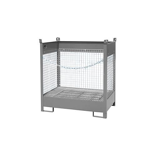 4052462041424 - Fass-Stapelpalette Bauer FSP-2 D Wände aus Drahtgitter für 2 x 200 l Fass grau 4052462041424 - Fass-Stapelpalette Bauer FSP-2 D Wände aus Drahtgitter für 2 x 200 l Fass grau