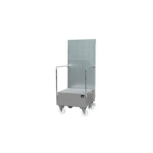 4052462061170 - - Auffangwanne mit Lochplatte 3 mm Stahlblech ral 7005 fahrbar für 1 St 200-l-Fass stehend Lagern BxTxH 870x890x2110 mm Auffangvol 203 4052462061170 - - Auffangwanne mit Lochplatte 3 mm Stahlblech ral 7005 fahrbar für 1 St 200-l-Fass stehend Lagern BxTxH 870x890x2110 mm Auffangvol 203