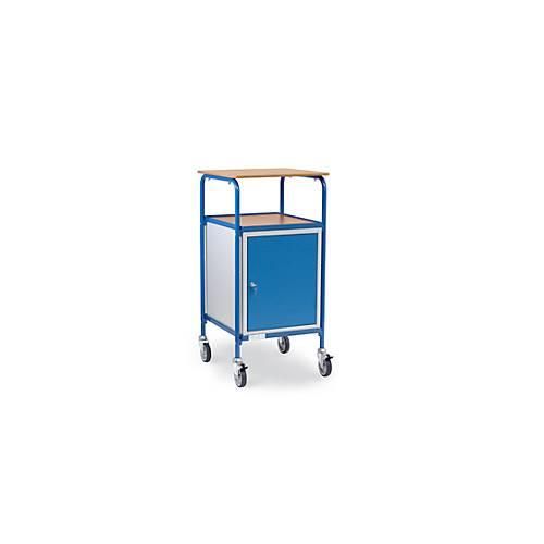 4017976558356 - fetra® Rollpult mit Schrank 4 Lenkrollen Flügeltür 3 Böden Schreibfläche 605 x 591 mm 4017976558356 - fetra® Rollpult mit Schrank 4 Lenkrollen Flügeltür 3 Böden Schreibfläche 605 x 591 mm