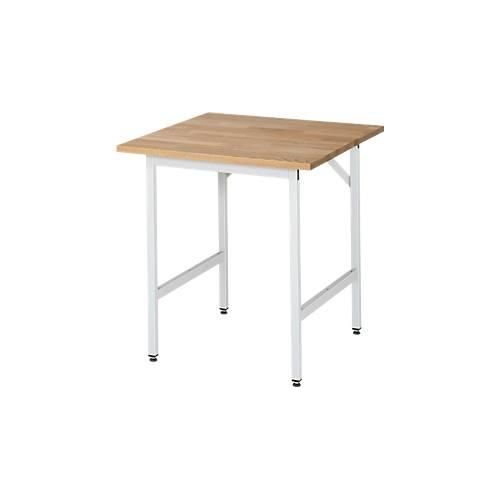 4040376152145 - Arbeitstisch höhenverstellbar Höhe 800 - 850 mm Buchenplatte massiv BxT 750 x 1000 mm lichtgrau 4040376152145 - Arbeitstisch höhenverstellbar Höhe 800 - 850 mm Buchenplatte massiv BxT 750 x 1000 mm lichtgrau