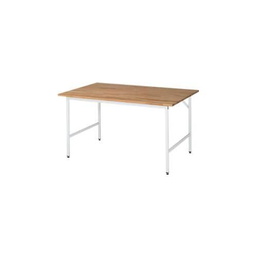 4040376035813 - Arbeitstisch höhenverstellbar Gestell 30 x 30 mm Buchenplatte massiv BxT 1500 x 800 mm lichtgrau RAU 4040376035813 - Arbeitstisch höhenverstellbar Gestell 30 x 30 mm Buchenplatte massiv BxT 1500 x 800 mm lichtgrau RAU