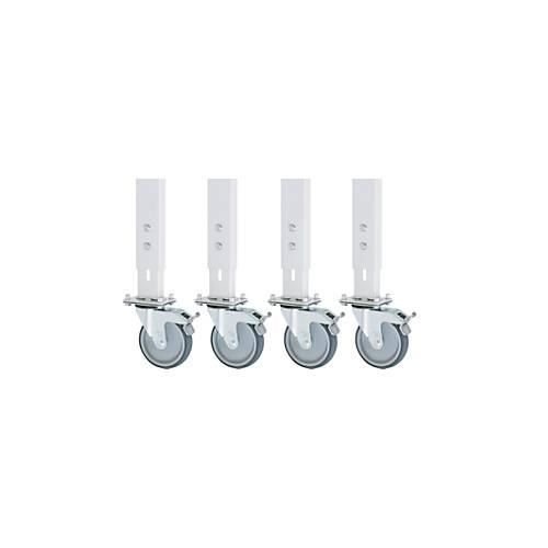 4040376890269 - Rollensatz für Arbeitstische jeweils 4 Lenkrollen mit Feststeller für Modell mit Unterbau 60x30 mm 4040376890269 - Rollensatz für Arbeitstische jeweils 4 Lenkrollen mit Feststeller für Modell mit Unterbau 60x30 mm
