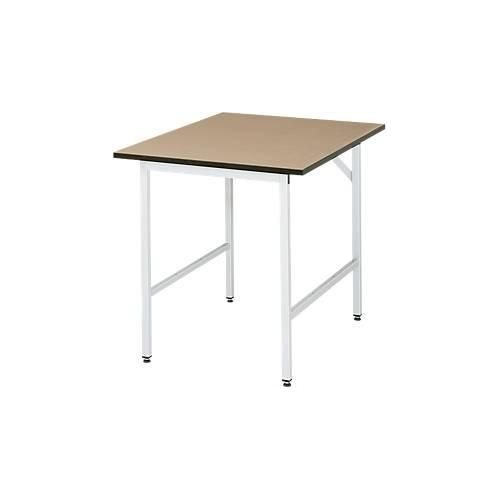 4040376152077 - Arbeitstisch höhenverstellbar Höhe 800 - 850 mm MDF-Platte BxT 750 x 1000 mm lichtgrau 4040376152077 - Arbeitstisch höhenverstellbar Höhe 800 - 850 mm MDF-Platte BxT 750 x 1000 mm lichtgrau