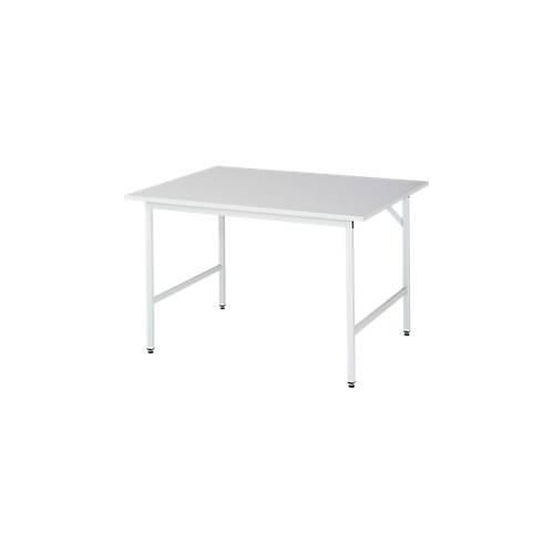 4040376152992 - Arbeitstisch höhenverstellbar Gestell 30 x 30 mm melaminharzbeschichtete Platte BxT 1250 x 1000 mm lichtgrau RAU 4040376152992 - Arbeitstisch höhenverstellbar Gestell 30 x 30 mm melaminharzbeschichtete Platte BxT 1250 x 1000 mm lichtgrau RAU