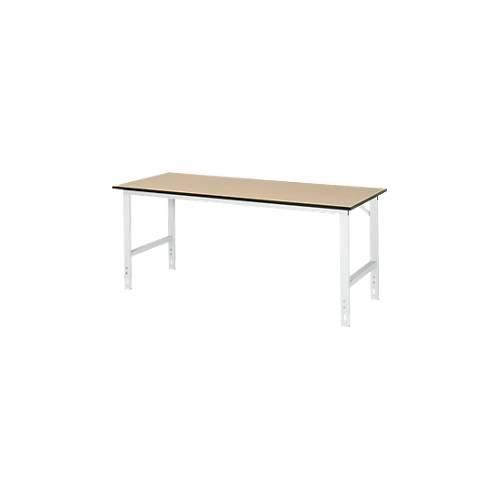 4040376813282 - Arbeitstisch höhenverstellbar Gestell 60 x 30 mm MDF-Platte BxT 2000 x 800 mm lichtgrau RAU 4040376813282 - Arbeitstisch höhenverstellbar Gestell 60 x 30 mm MDF-Platte BxT 2000 x 800 mm lichtgrau RAU