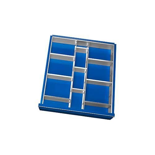 4040376844385 - Einteilungsset für Schubladen BxT 490x560 mm 2 Trennwände 9 Quertrennbleche für Fronthöhen 180 21 0 240 270 mm 4040376844385 - Einteilungsset für Schubladen BxT 490x560 mm 2 Trennwände 9 Quertrennbleche für Fronthöhen 180 21 0 240 270 mm
