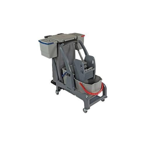 4260578090858 - Reinigungswagen Sprintus CombiX XL 4 Eimer 55 l insg Müllsackhalterung für Innenbereich grau 4260578090858 - Reinigungswagen Sprintus CombiX XL 4 Eimer 55 l insg Müllsackhalterung für Innenbereich grau