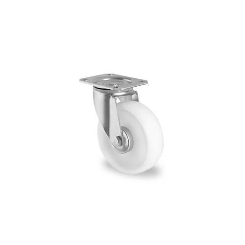 4260475213831 - CASCOO Lenkrolle N0N0 mit Rad-ø 200 mm x B 50 mm Polyamid-Felge Polyamid-Lauffläche natur weiß Rollenlager bis 300 kg 4260475213831 - CASCOO Lenkrolle N0N0 mit Rad-ø 200 mm x B 50 mm Polyamid-Felge Polyamid-Lauffläche natur weiß Rollenlager bis 300 kg