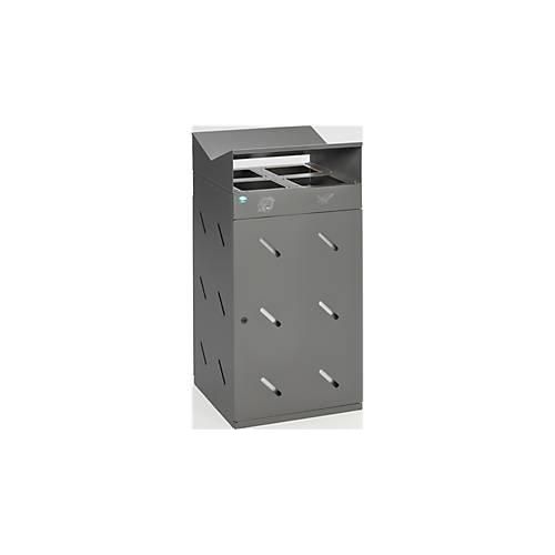 4030695213412 - VAR Wertstoffsammelstation 4fach-Einwurf Volumen 200 l eisenglimmer 4030695213412 - VAR Wertstoffsammelstation 4fach-Einwurf Volumen 200 l eisenglimmer