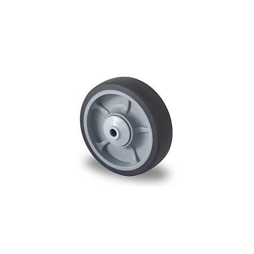 4260390226855 - CASCOO Einbaurad P2G2 mit Rad-ø 125 mm x B 35 mm Polypropylen-Felge Elastomer-Lauffläche grau Kugellager bis 165 kg 4260390226855 - CASCOO Einbaurad P2G2 mit Rad-ø 125 mm x B 35 mm Polypropylen-Felge Elastomer-Lauffläche grau Kugellager bis 165 kg
