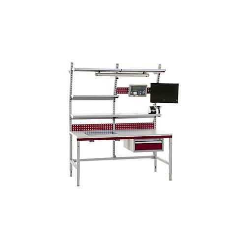 4030177063924 - Hüdig+Rocholz Komplettpacktisch Kompakt System Flex 1600 mm höhenverstellbar 4030177063924 - Hüdig+Rocholz Komplettpacktisch Kompakt System Flex 1600 mm höhenverstellbar