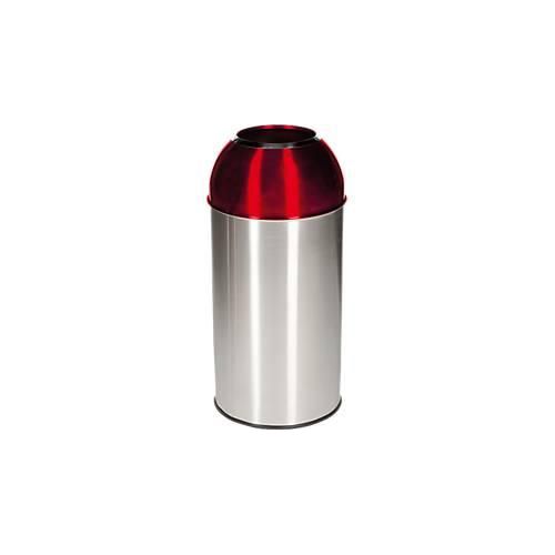 4897020626411 - Abfallsammler Orgavente Edelstahl Volumen 40 l rund ø 380 x H 740 mm für den Innenbereich rot 4897020626411 - Abfallsammler Orgavente Edelstahl Volumen 40 l rund ø 380 x H 740 mm für den Innenbereich rot