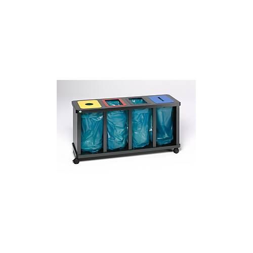 4030695020416 - VAR Wertstoff-Sammelstation Tetris 4er mit Klemmring Die Klemmringe sind für 120 Liter Müllsäcke geeignet Maße 670 x 1570 x 520 mm (H x B x T) 4030695020416 - VAR Wertstoff-Sammelstation Tetris 4er mit Klemmring Die Klemmringe sind für 120 Liter Müllsäcke geeignet Maße 670 x 1570 x 520 mm (H x B x T)