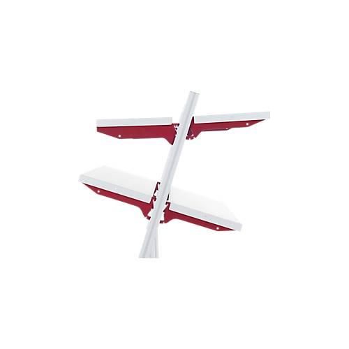 4030177049997 - Hüdig+Rocholz Ablageboden System Flex Typ B 1000 x 300 mm mit Trägerarmen