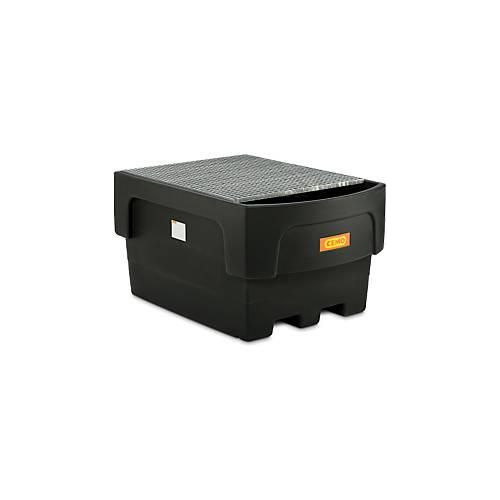 4052886369982 - PE-Auffangwanne für Tankcontainer IBC KTC für 1 x IBC KTC Abfüllvorsatzbehälter mit Stahlgitterrost CEMO 4052886369982 - PE-Auffangwanne für Tankcontainer IBC KTC für 1 x IBC KTC Abfüllvorsatzbehälter mit Stahlgitterrost CEMO