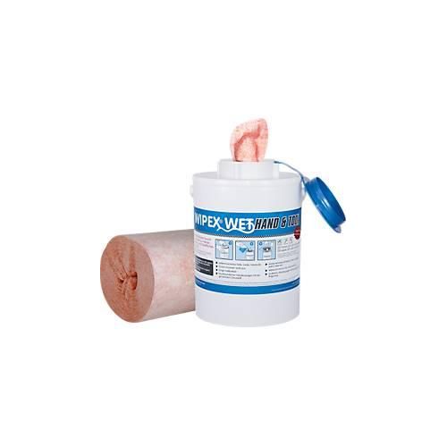 4250139207542 - Feuchttuchspender Starterset WIPEX Hand and Tool wiederbefüllbar Spender Rolle mit 120 Tüchern Reiniger 1000 ml 4250139207542 - Feuchttuchspender Starterset WIPEX Hand and Tool wiederbefüllbar Spender Rolle mit 120 Tüchern Reiniger 1000 ml