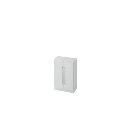 4032062002001 - Flügeltürenschrank Kunststoff Melaminharzbeschichtete Spanplatte 2 Fachböden 800 x 420 x 1270 mm Grau 4032062002001 - Flügeltürenschrank Kunststoff Melaminharzbeschichtete Spanplatte 2 Fachböden 800 x 420 x 1270 mm Grau