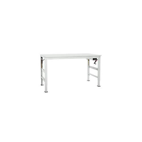 4045916134278 - Arbeitstisch Ergo K m Kurbel 1750 x 800 mm Tischplatte Kunststoff lichtgrau 4045916134278 - Arbeitstisch Ergo K m Kurbel 1750 x 800 mm Tischplatte Kunststoff lichtgrau