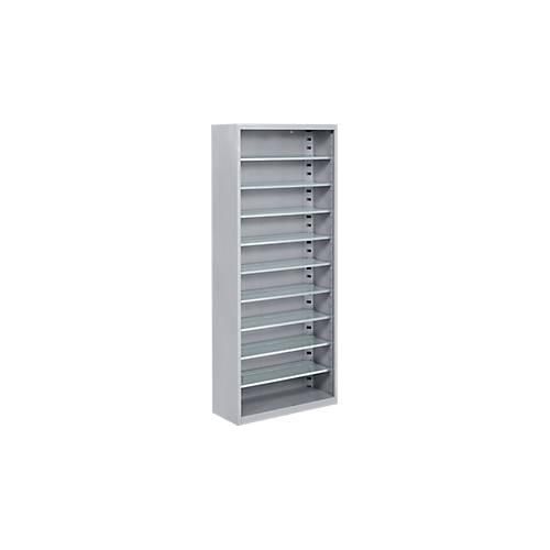4063332958223 - Magazinregal 1690 mm hoch 9 Böden ohne Kästen hellsilber 4063332958223 - Magazinregal 1690 mm hoch 9 Böden ohne Kästen hellsilber