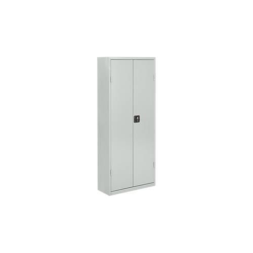 4064615127824 - Magazinschrank 1690 mm hoch 11 Böden 60 Kästen mit Türen lichtgrau