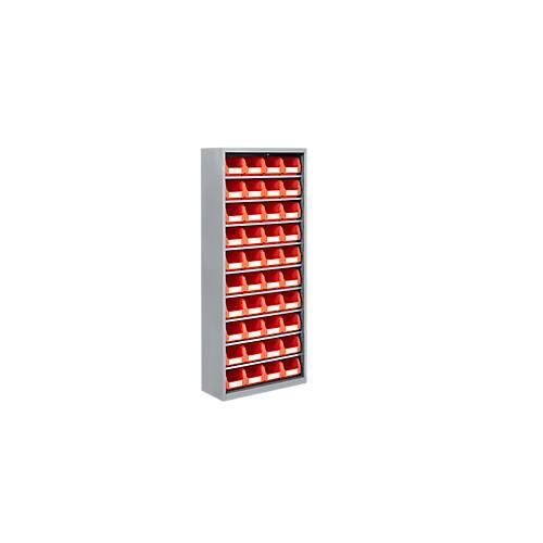 4063332958247 - Magazinregal 1690 mm hoch 9 Böden 40 Kästen lichtgrau 4063332958247 - Magazinregal 1690 mm hoch 9 Böden 40 Kästen lichtgrau