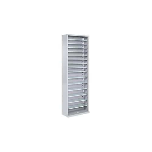4063332958070 - Magazinschrank 1980 mm hoch 15 Böden ohne Kästen ohne Türen hellsilber 4063332958070 - Magazinschrank 1980 mm hoch 15 Böden ohne Kästen ohne Türen hellsilber