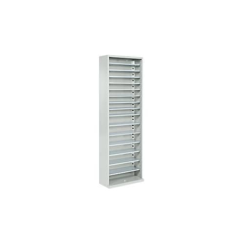 4025314225846 - Magazinschrank 1980 mm hoch 15 Böden ohne Kästen ohne Türen lichtgrau 4025314225846 - Magazinschrank 1980 mm hoch 15 Böden ohne Kästen ohne Türen lichtgrau