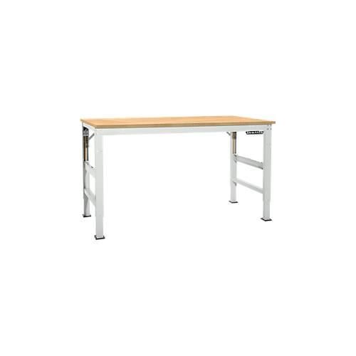 4045916136937 - Arbeitstisch Ergo Elektro-Hydraulik Platte Multiplex 1750 x 800 mm lichtgrau 4045916136937 - Arbeitstisch Ergo Elektro-Hydraulik Platte Multiplex 1750 x 800 mm lichtgrau