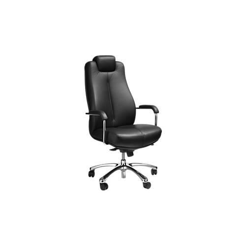 5901747034042 - Chefsessel Salo XXL mit Armlehnen Wippmechanik Muldensitz schwarz silber 5901747034042 - Chefsessel Salo XXL mit Armlehnen Wippmechanik Muldensitz schwarz silber