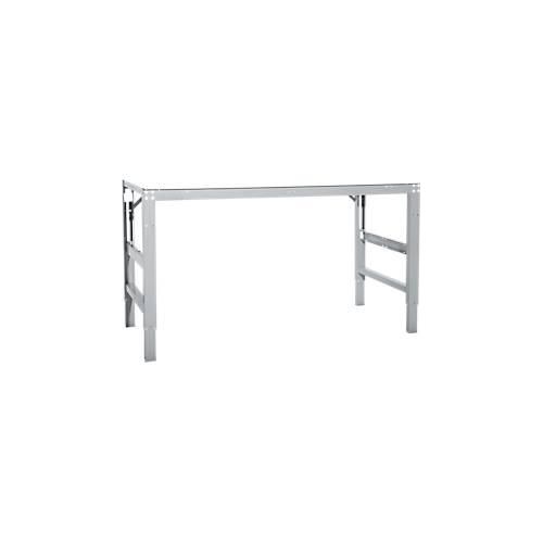 4045916462579 - Arbeitstisch Ergo Elektro-Hydraulik Platte PVC Dekor 2500 x 800 mm alusilber 4045916462579 - Arbeitstisch Ergo Elektro-Hydraulik Platte PVC Dekor 2500 x 800 mm alusilber