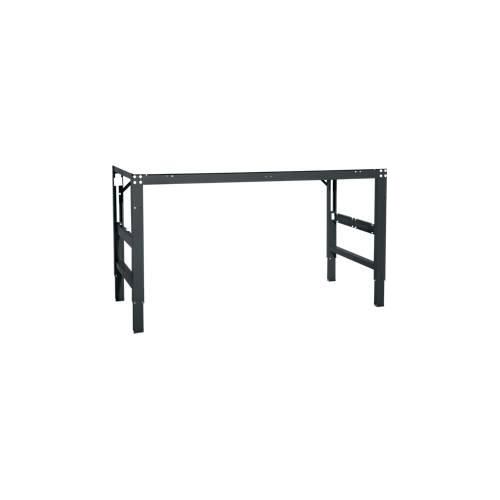4045916462555 - Arbeitstisch Ergo Elektro-Hydraulik Platte PVC Dekor 2500 x 800 mm anthrazit 4045916462555 - Arbeitstisch Ergo Elektro-Hydraulik Platte PVC Dekor 2500 x 800 mm anthrazit