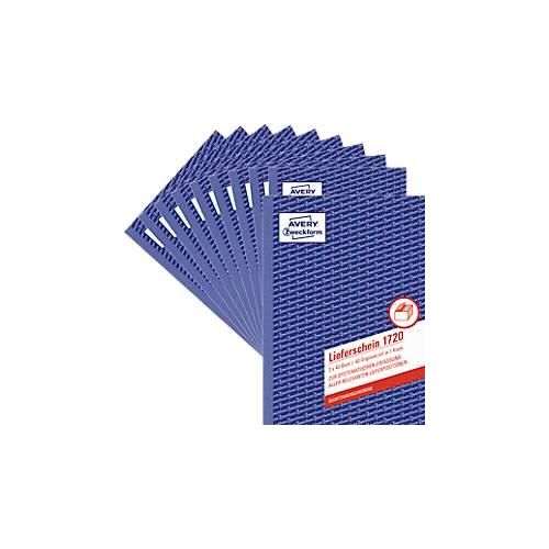 4004182207611 - 1720-10 Lieferschein Format A5 10 Bücher mit jeweils 2 x 40 Blatt FSC®-Papier weiß gelb 4004182207611 - 1720-10 Lieferschein Format A5 10 Bücher mit jeweils 2 x 40 Blatt FSC®-Papier weiß gelb