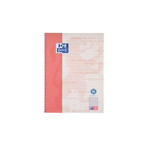 4006144041844 - Oxford Collegeblock Recycling 80 Blatt DIN A4+ 90 g m² 4-fach gelocht Spiralbindung OPTIK PAPER® kariert Rand links rot 4006144041844 - Oxford Collegeblock Recycling 80 Blatt DIN A4+ 90 g m² 4-fach gelocht Spiralbindung OPTIK PAPER® kariert Rand links rot