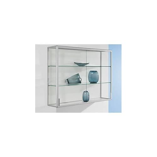 4260222861124 - Wand-Präsentationsvitrine 1220 x 300 x 1020 mm silber