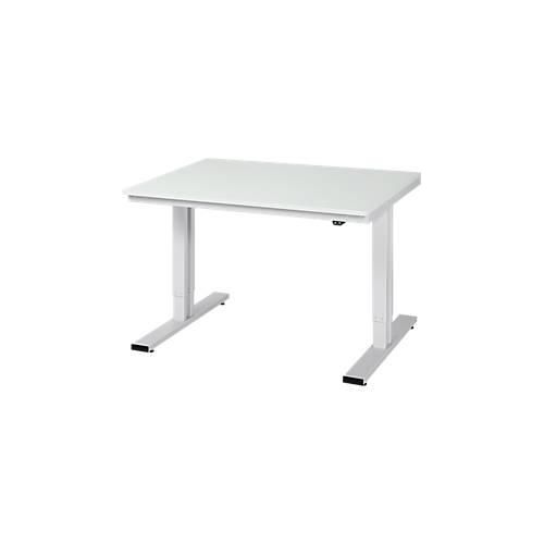 4040376069245 - Arbeitstisch elektrisch höhenverstellbar - Tragkraft 300 kg Höhe 720 - 1120 mm Spanplatte MF-beschichtet BxT 1250 x 1000 mm 4040376069245 - Arbeitstisch elektrisch höhenverstellbar - Tragkraft 300 kg Höhe 720 - 1120 mm Spanplatte MF-beschichtet BxT 1250 x 1000 mm