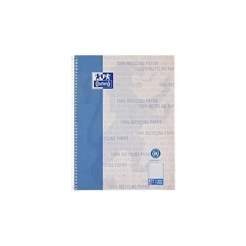 4006144042025 - Collegeblock Oxford Recycling 80 Blatt DIN A4+ 90 g m² 4fach gelocht Spiralbindung OPTIK PAPER® mikroperforiert liniert Rand links blau 4006144042025 - Collegeblock Oxford Recycling 80 Blatt DIN A4+ 90 g m² 4fach gelocht Spiralbindung OPTIK PAPER® mikroperforiert liniert Rand links blau