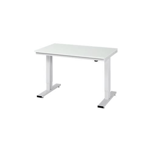 4040376213310 - Arbeitstisch elektrisch höhenverstellbar - Tragkraft 300 kg Höhe 720 - 1120 mm Spanplatte MF-beschichtet BxT 1250 x 800 mm RAU 4040376213310 - Arbeitstisch elektrisch höhenverstellbar - Tragkraft 300 kg Höhe 720 - 1120 mm Spanplatte MF-beschichtet BxT 1250 x 800 mm RAU