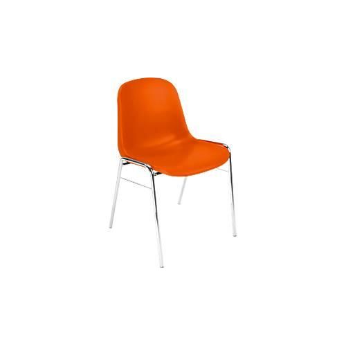 5901747072006 - Formschalenstuhl Beta stapelbar desinfektionsmittelbeständig Sitzhöhe 460 mm orange 5901747072006 - Formschalenstuhl Beta stapelbar desinfektionsmittelbeständig Sitzhöhe 460 mm orange