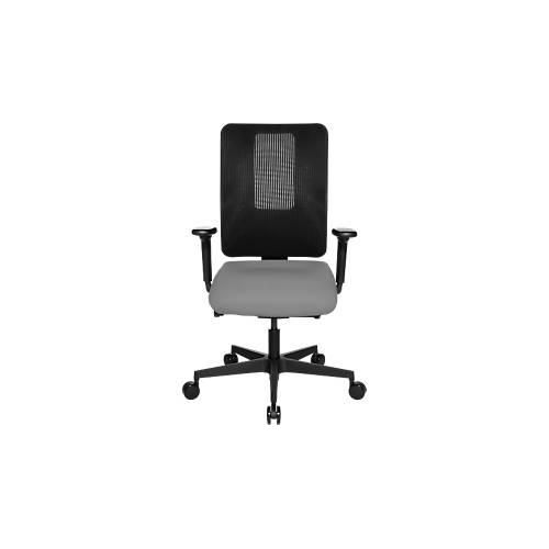 4014296788777 - Bürostuhl SITNESS OPEN X mit Armlehnen 3D-Synchronmechanik Muldensitz Netzrücken schwarz grau schwarz 4014296788777 - Bürostuhl SITNESS OPEN X mit Armlehnen 3D-Synchronmechanik Muldensitz Netzrücken schwarz grau schwarz
