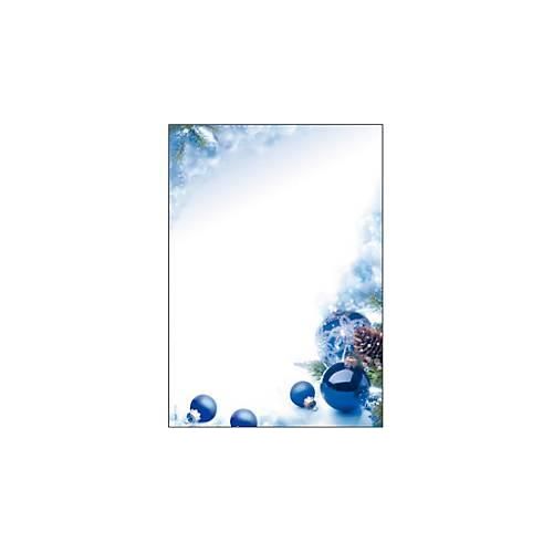 4004360849671 - Motiv-Weihnachtsbriefpapier Blue Harmony DP034 A4 90g 4004360849671 100 Blatt 4004360849671 - Motiv-Weihnachtsbriefpapier Blue Harmony DP034 A4 90g 4004360849671 100 Blatt